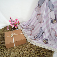 Batrisyia Mukena Sleting Love Ungu