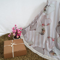 Batrisyia Mukena Seleting Love Abu