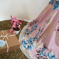 Batrisyia Mukena Sleting Bunga Pink