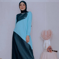 Mardliyah Hijab Cross Denim