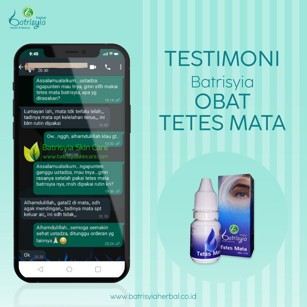 Testimoni Batrisyia Tetes Mata