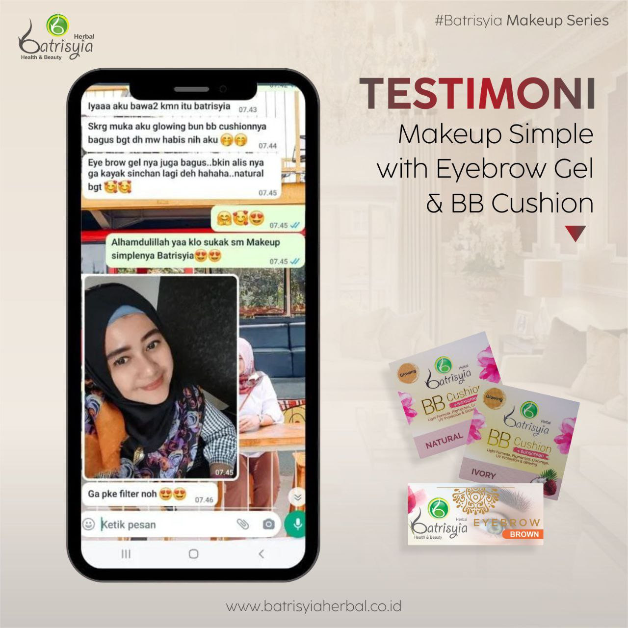 Testimoni Makeup Simple