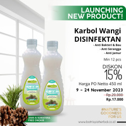 [Batrisyia X XTREME] Karbol Wangi Disinfektan 450ml