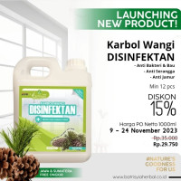 [Batrisyia X XTREME] Karbol Wangi Disinfektan 1000ml