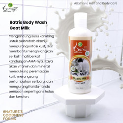 Batris Body Wash Goat's Milk with VCO 250ml